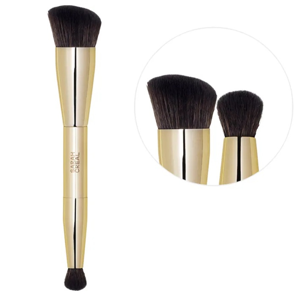 New Sarah Creal Dual Contour Precision Cheek And Eye Brush